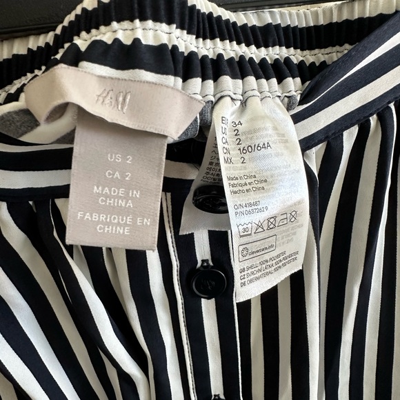 H&M Striped Midi Skirt - Picture 4 of 4